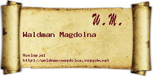 Waldman Magdolna névjegykártya